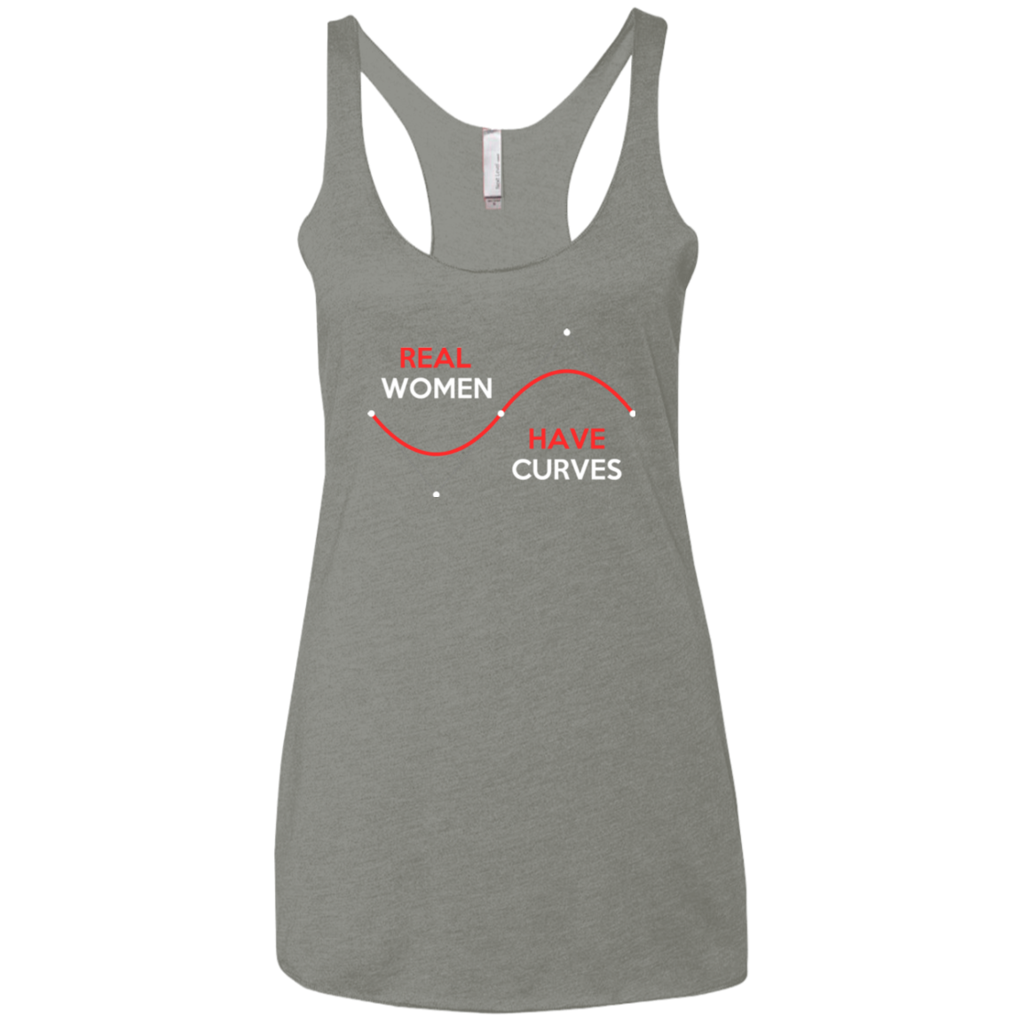 Real Women Women's Triblend Racerback Tank