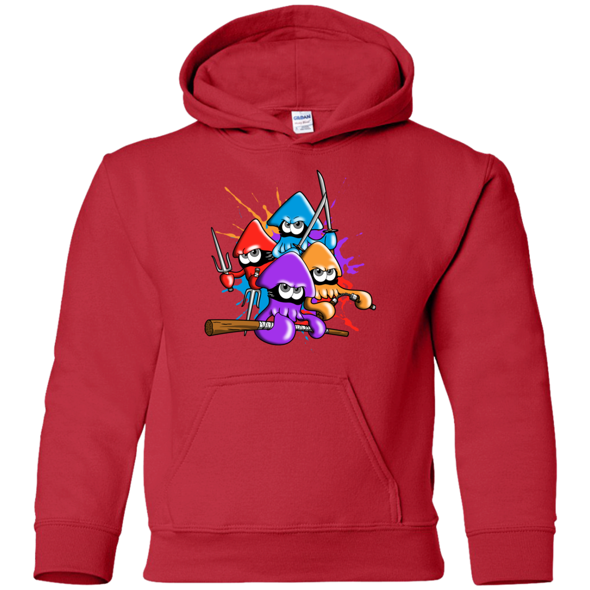 Teenage Mutant Ninja Squids Youth Hoodie