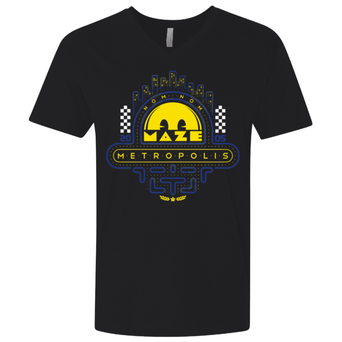 Maze Metropolis Men's Premium V-Neck