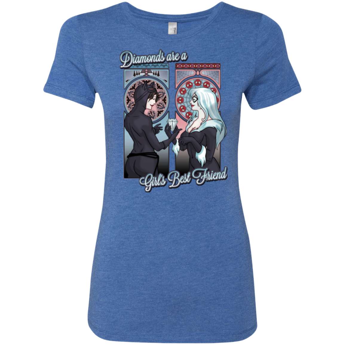 Diamonds are a Girl's Best Friend Women's Triblend T-Shirt