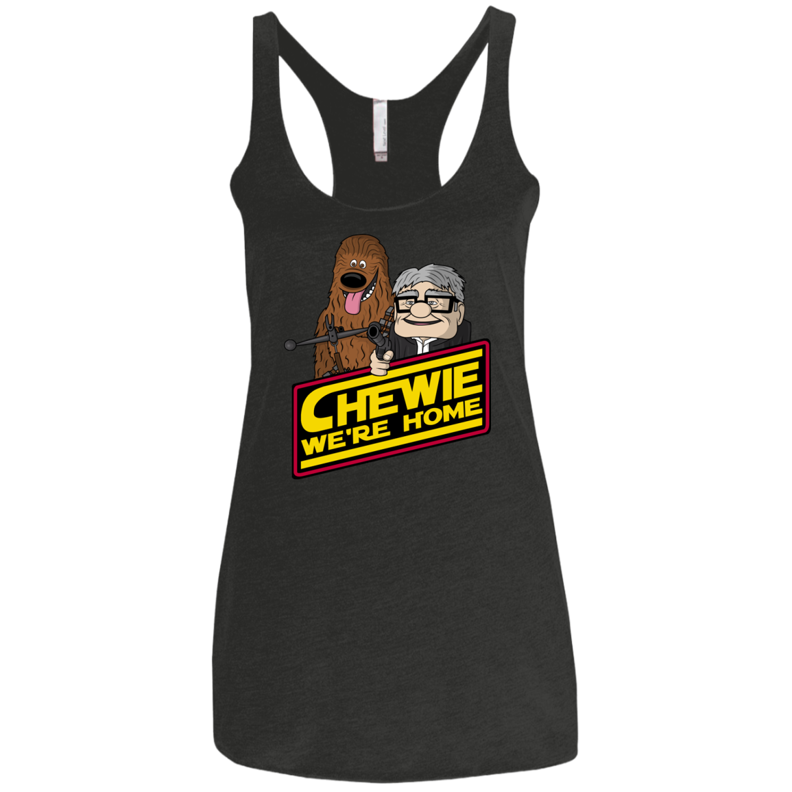 We're home Women's Triblend Racerback Tank