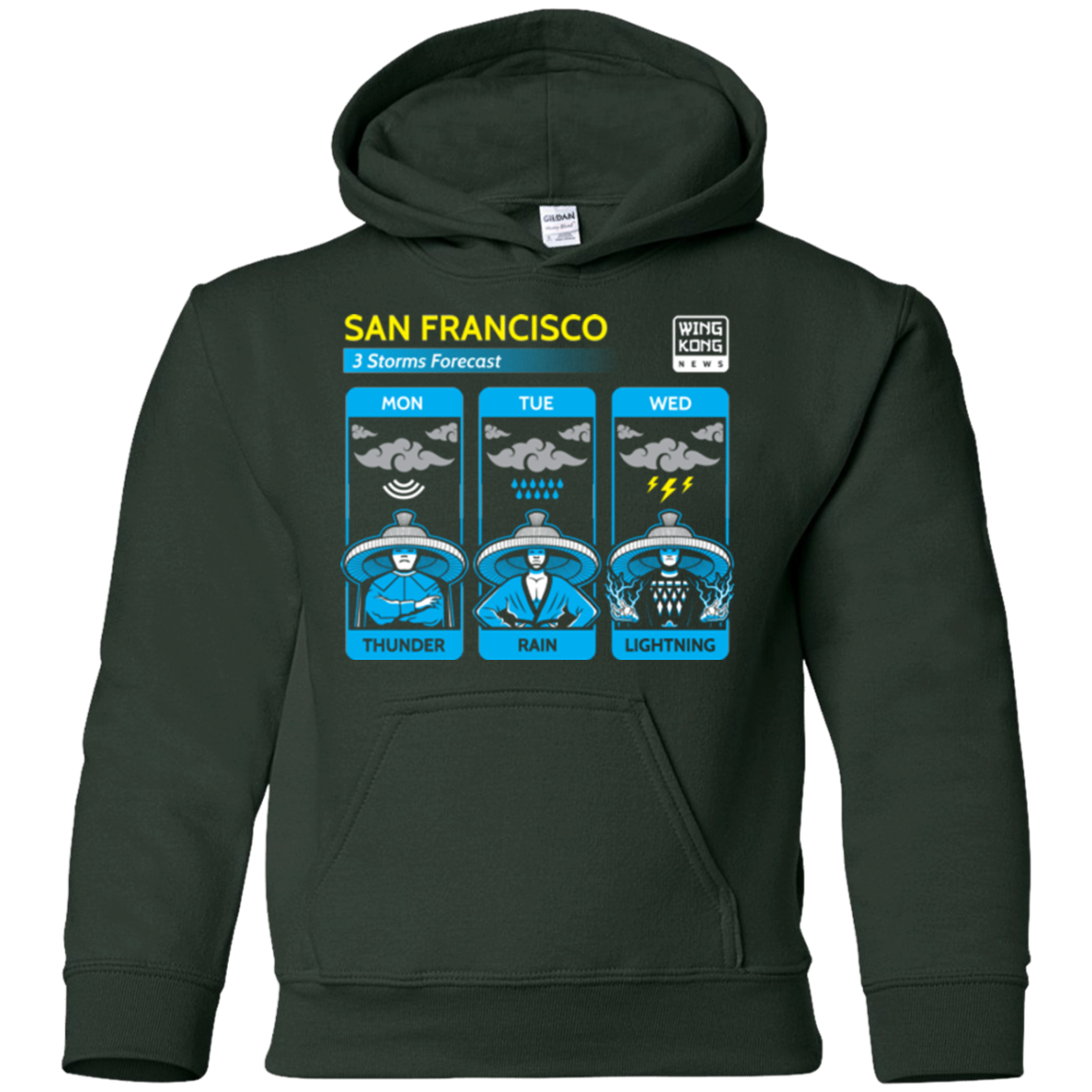 Three Storms Youth Hoodie