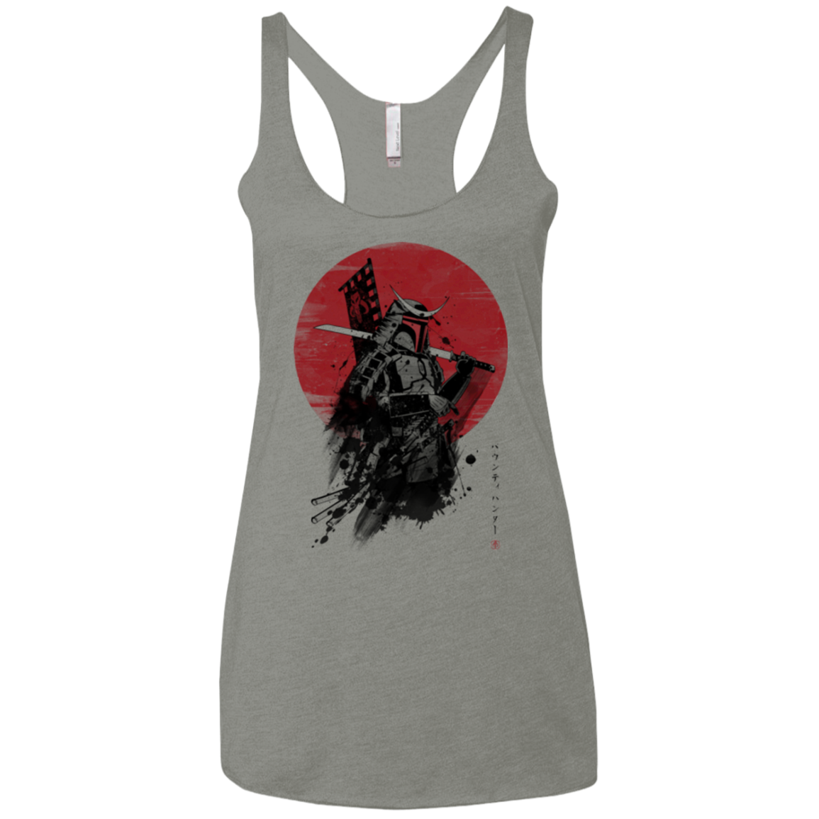 Mandalorian Samurai Women's Triblend Racerback Tank