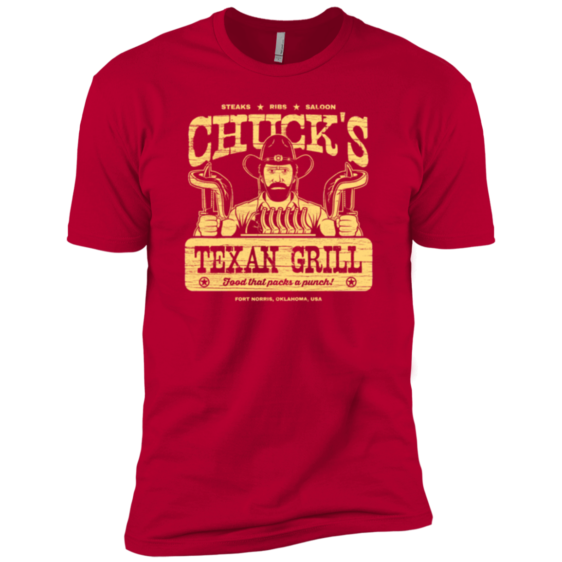 Chucks Texan Grill Boys Premium T-Shirt