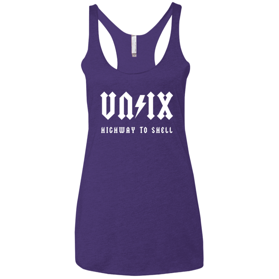 Highway to shell Women's Triblend Racerback Tank