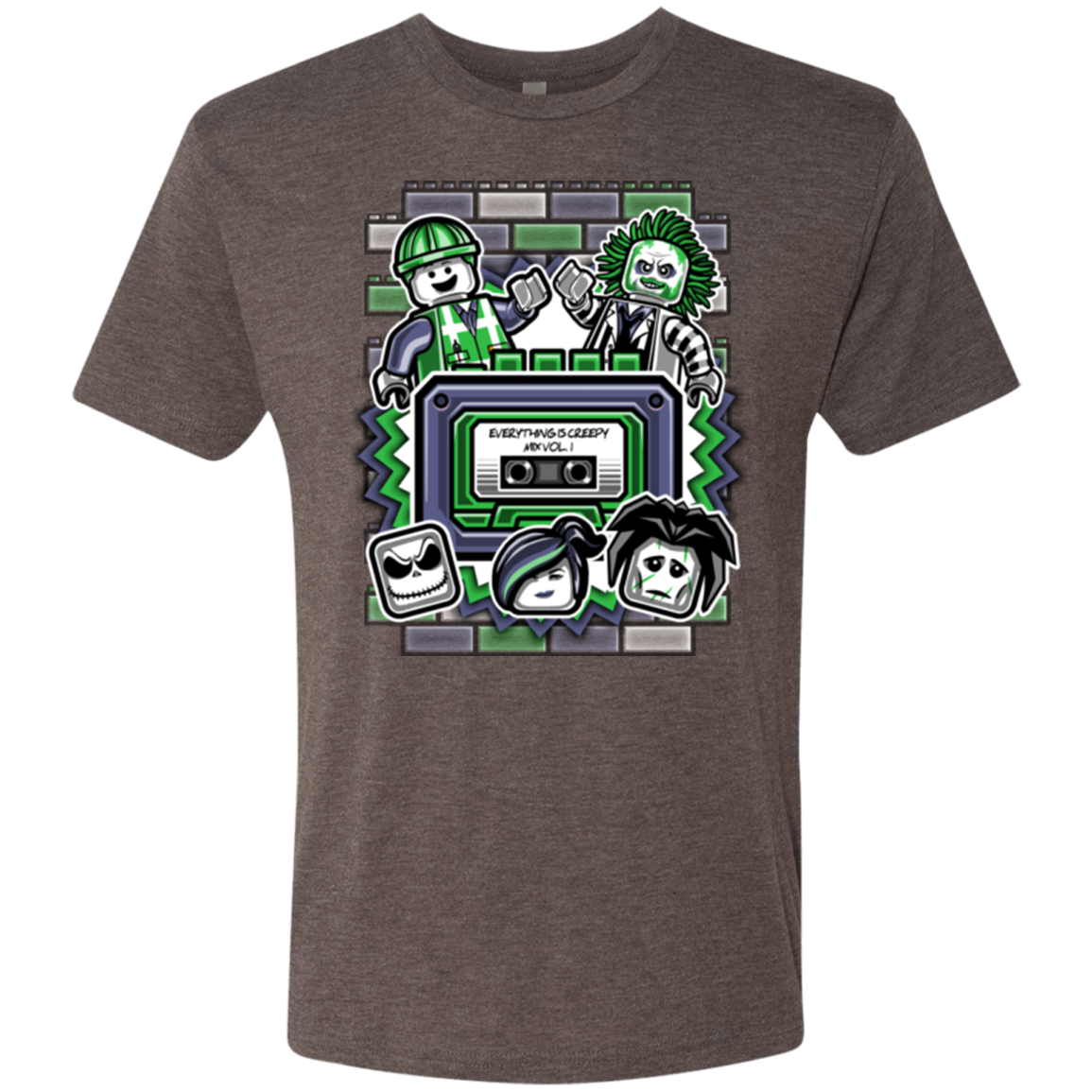 Everything Is Creepy Mix Men's Triblend T-Shirt