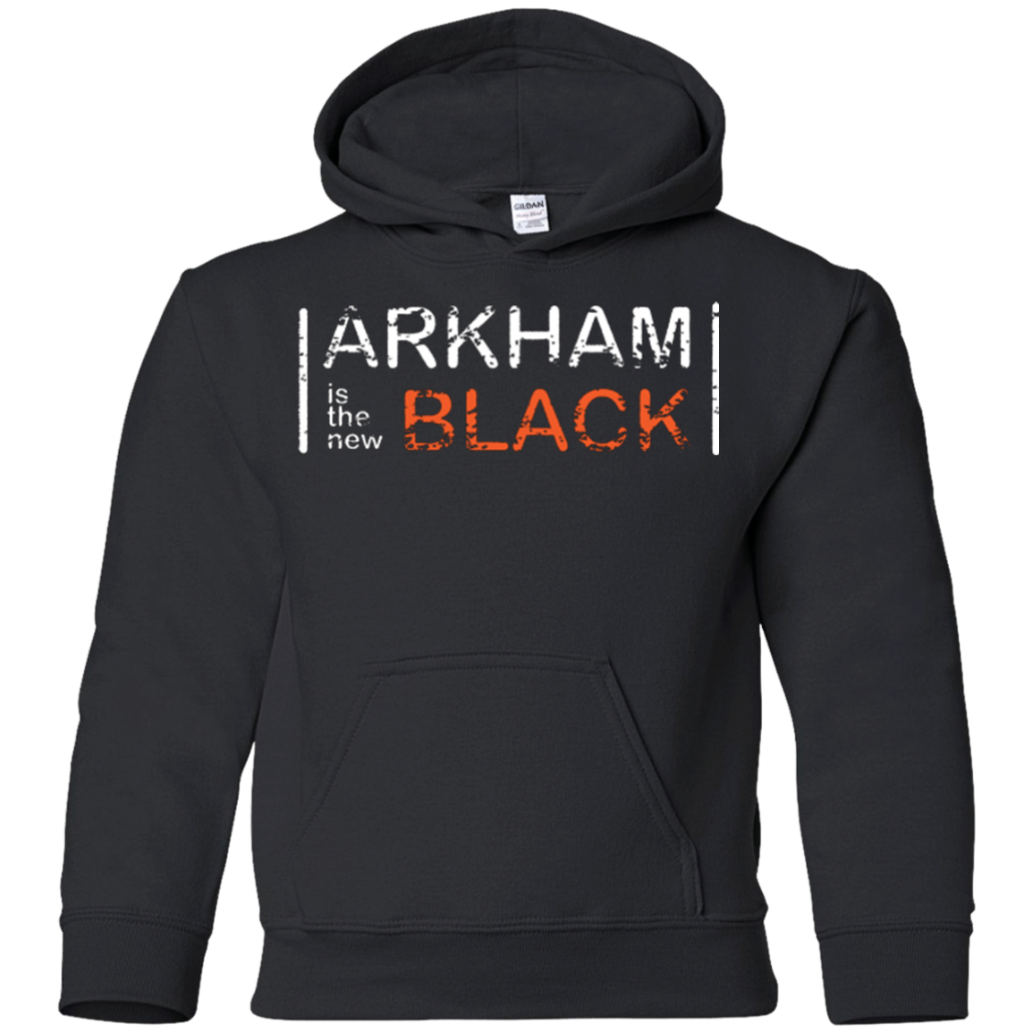 Arkham Black Youth Hoodie