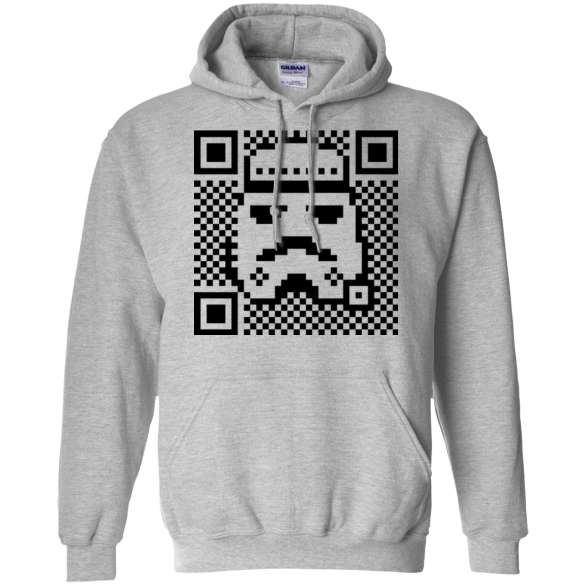 QR trooper Pullover Hoodie