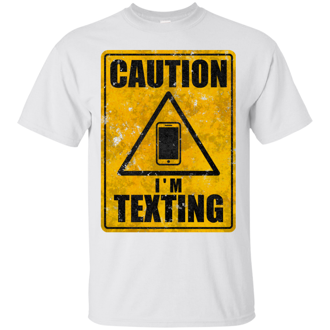 Caution I'm Texting T-Shirt