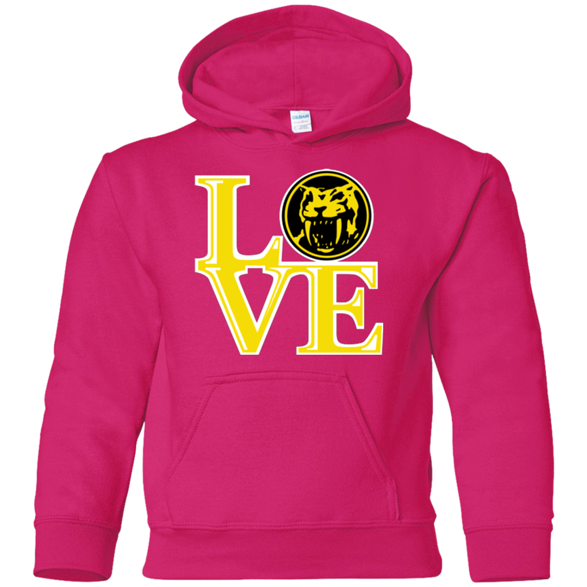 Yellow Ranger LOVE Youth Hoodie