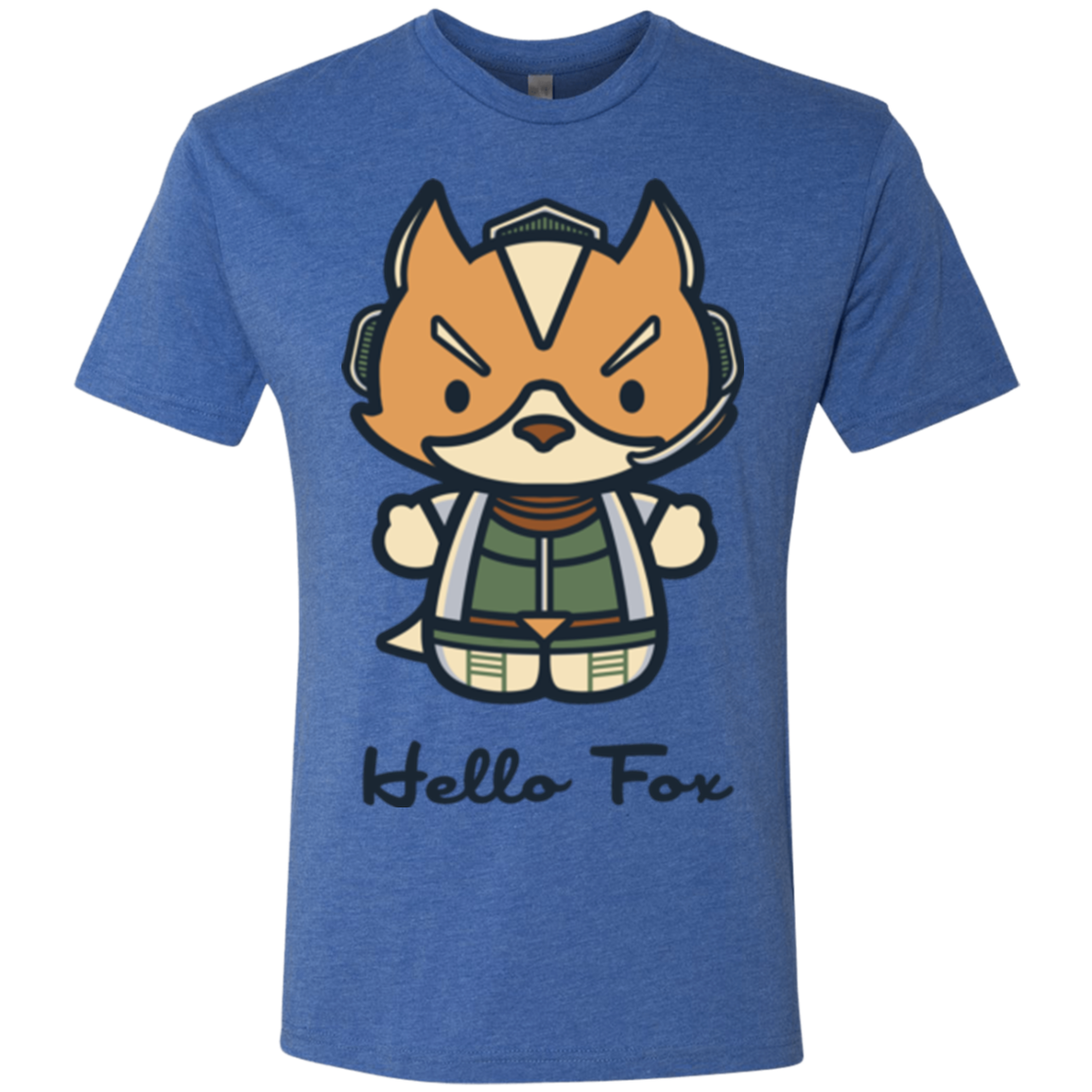 Hello Fox Men's Triblend T-Shirt