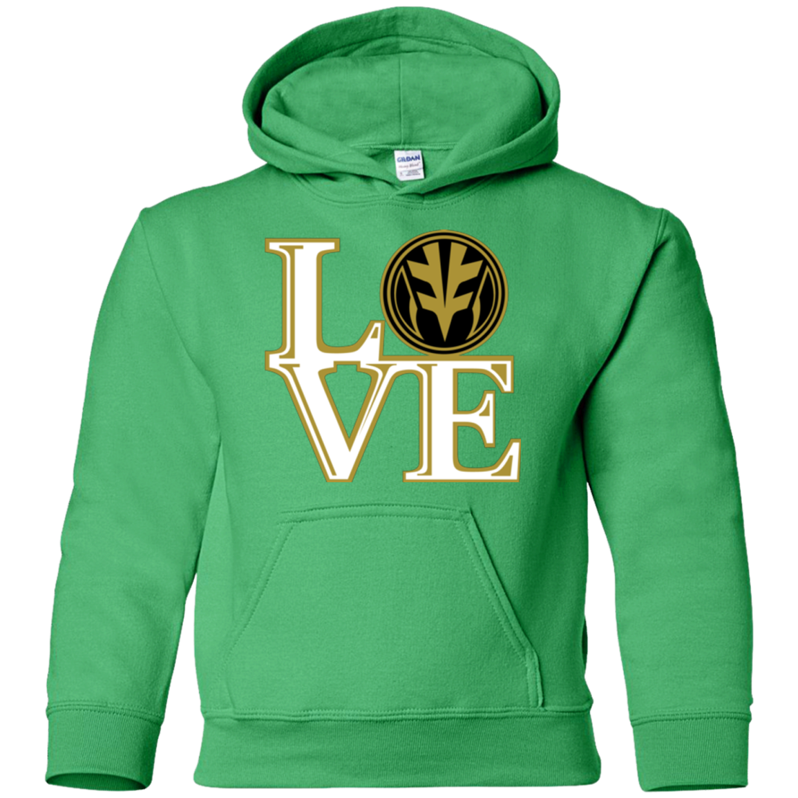White Ranger LOVE Youth Hoodie