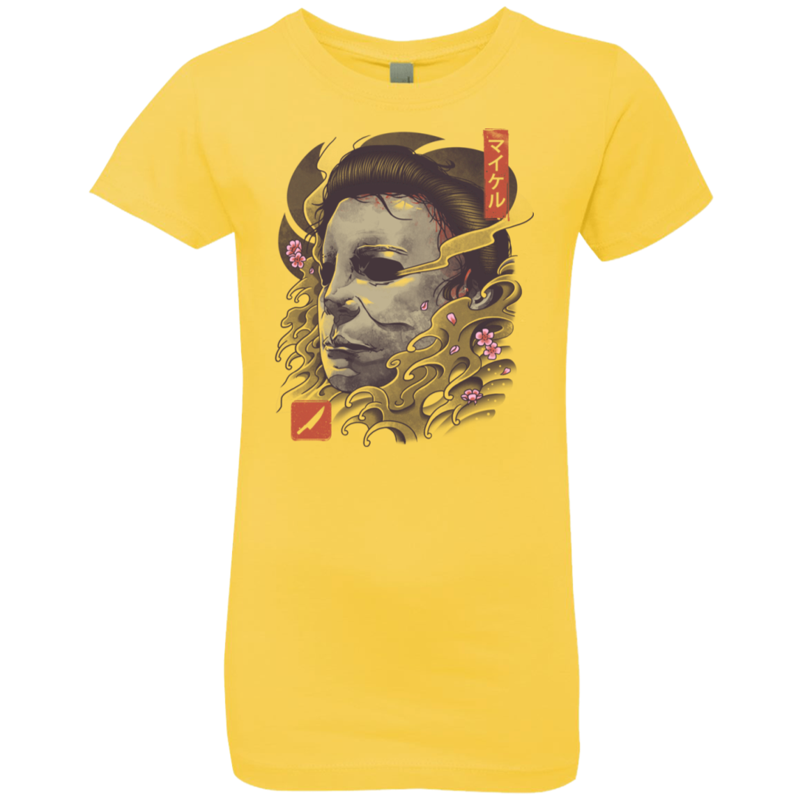 Oni Slasher Mask Girls Premium T-Shirt