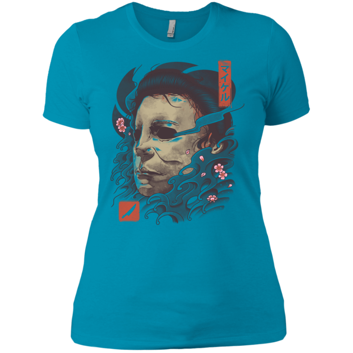 Oni Slasher Mask Women's Premium T-Shirt
