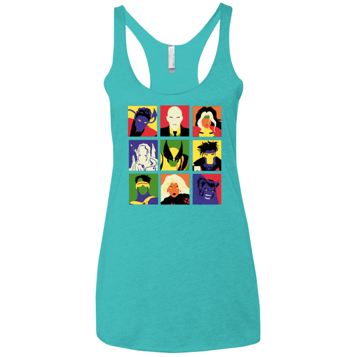 X pop Women's Triblend Racerback Tank