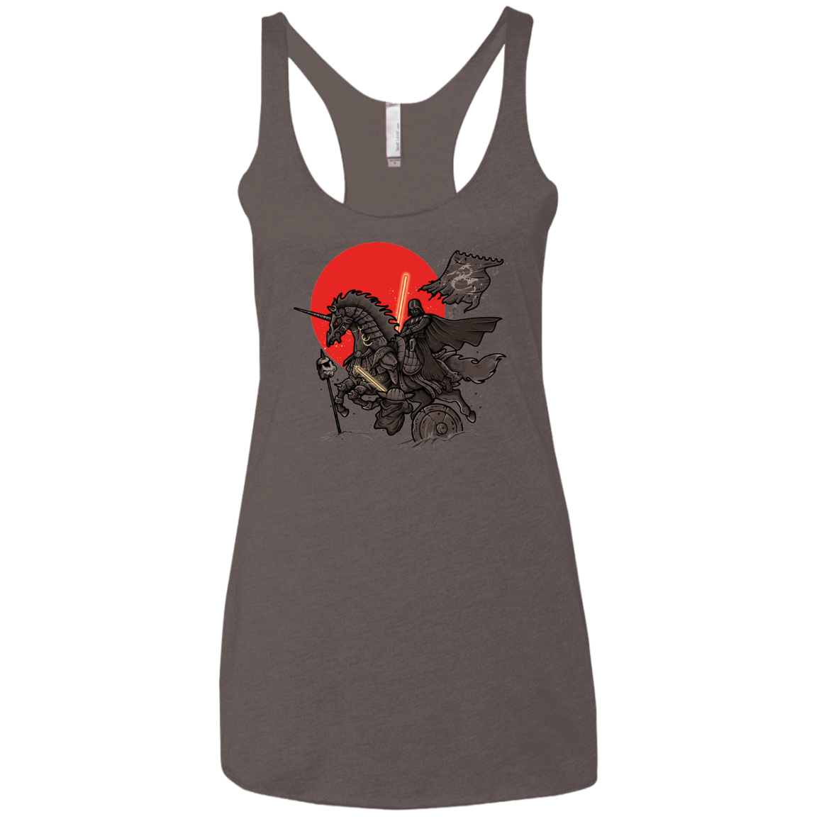 SAMURAI GALAXY Women's Triblend Racerback Tank