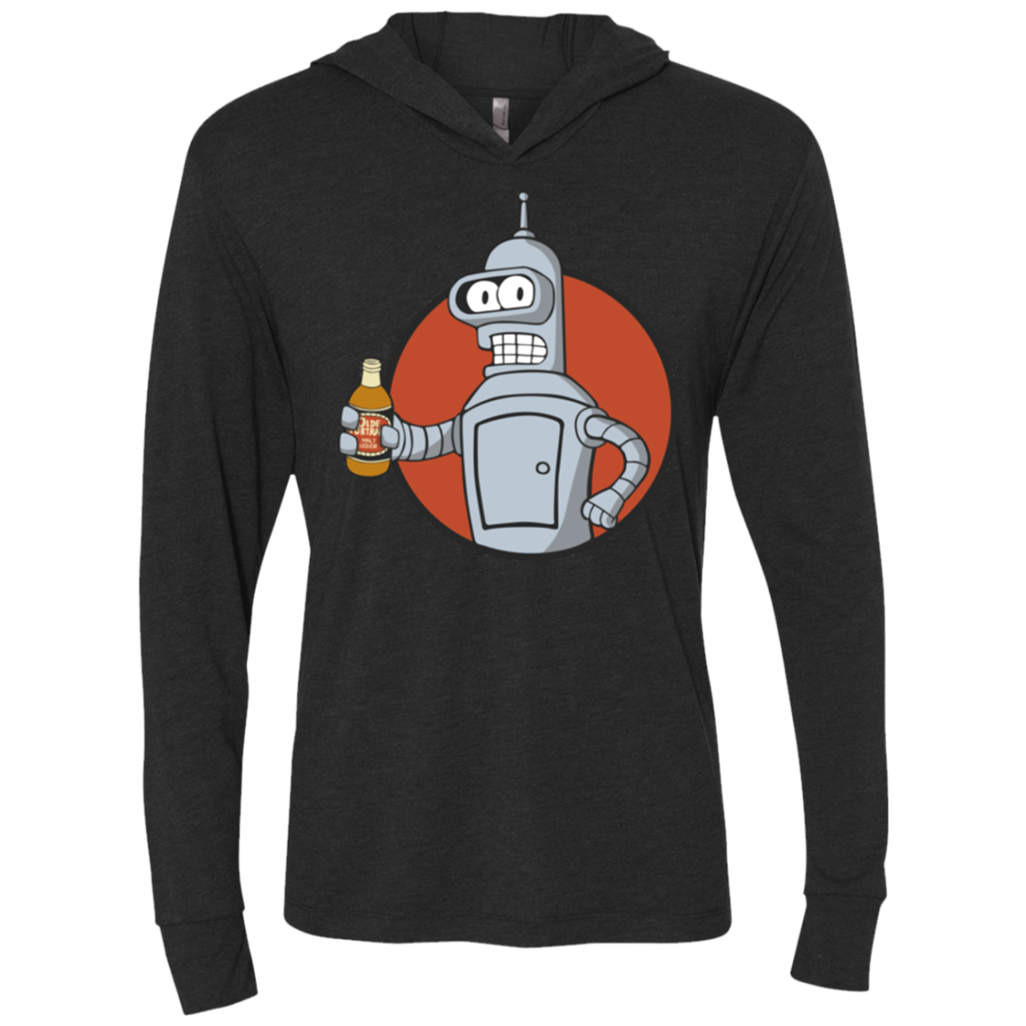 Vault bot Triblend Long Sleeve Hoodie Tee
