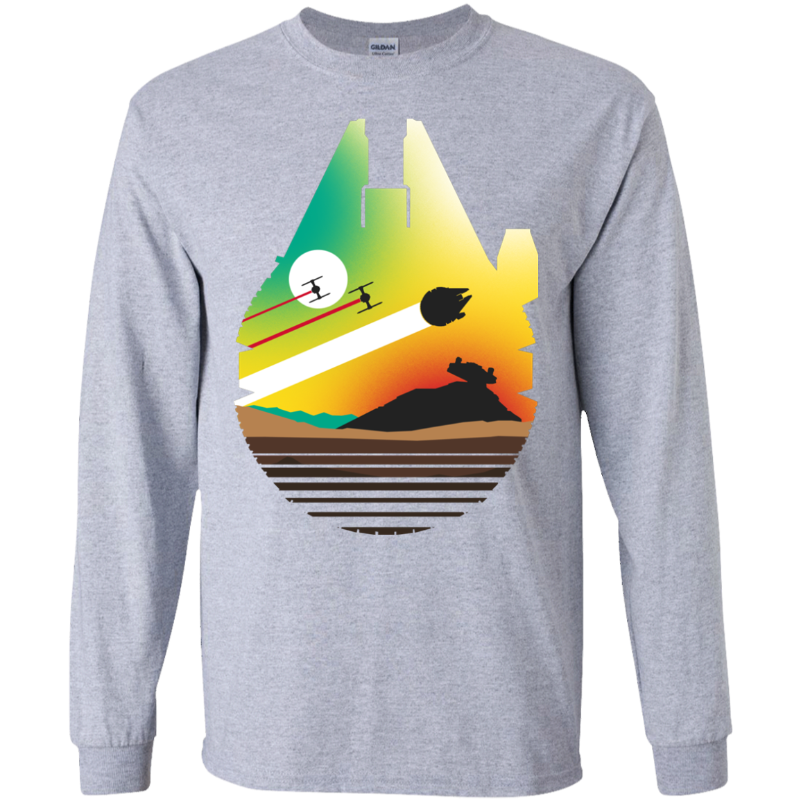 Escape from Desert Planet Men's Long Sleeve T-Shirt