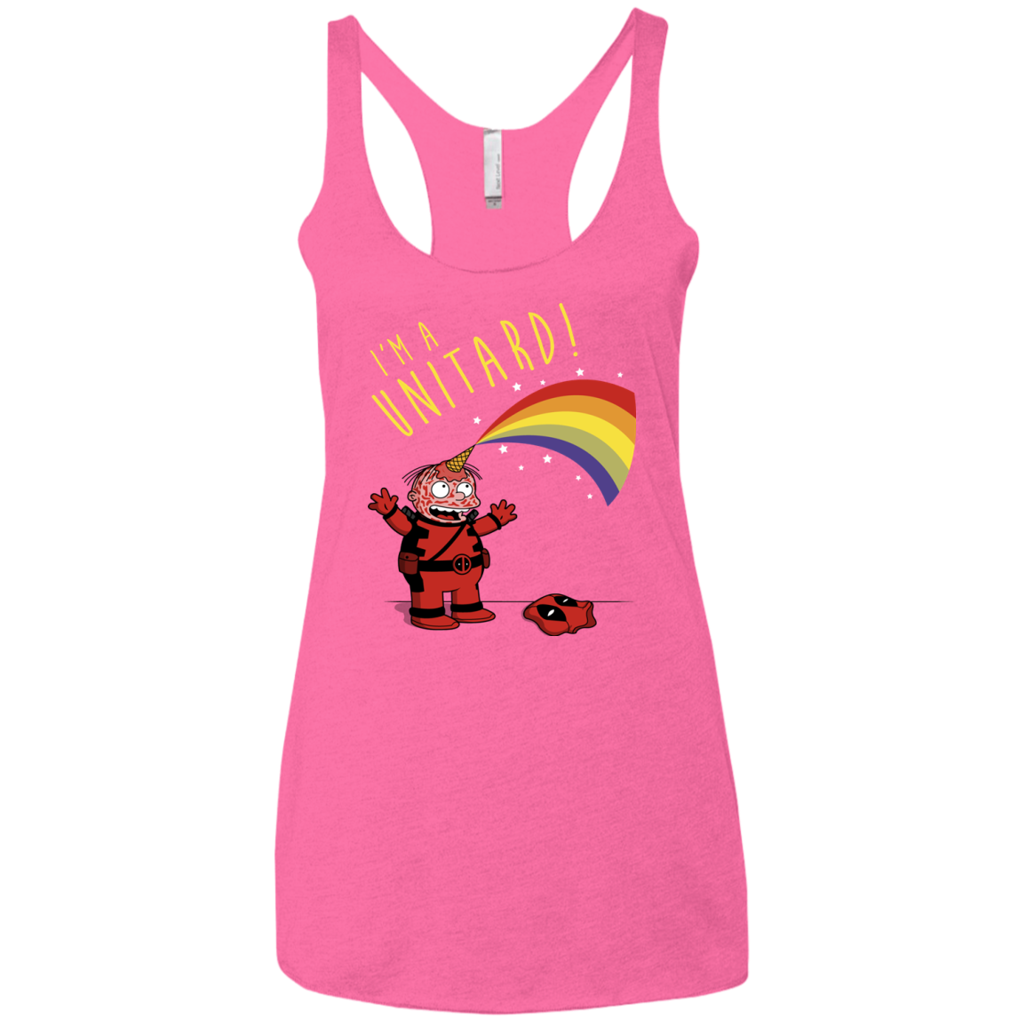 unitard-Raffiti Women's Triblend Racerback Tank