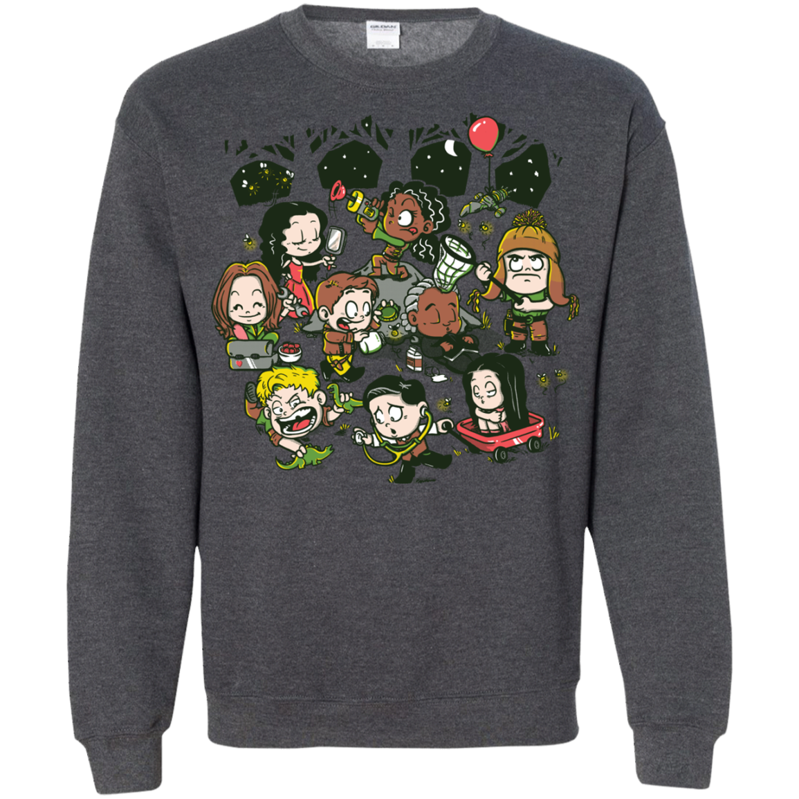 Let's Catch Fireflies Crewneck Sweatshirt