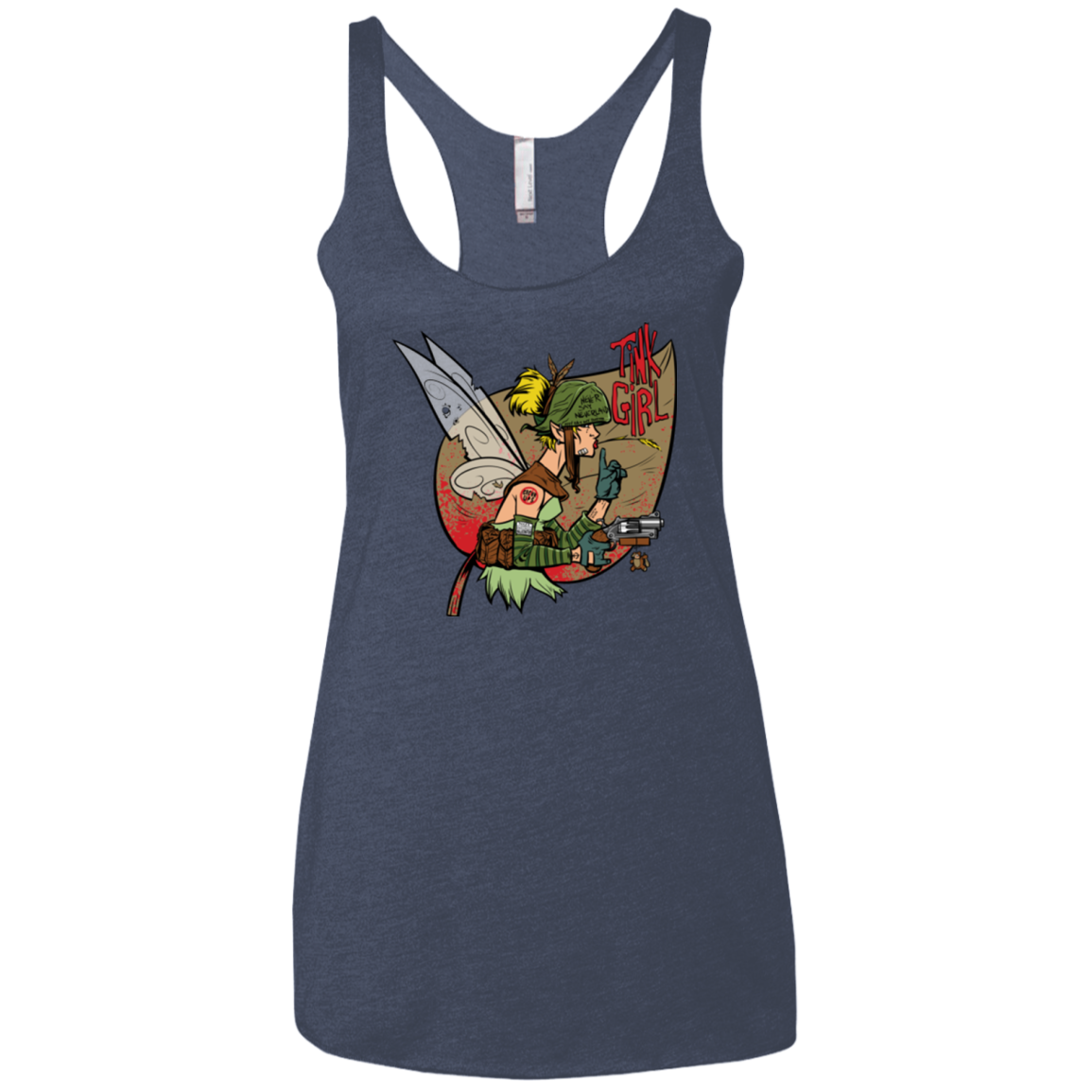 Tink Girl Women's Triblend Racerback Tank