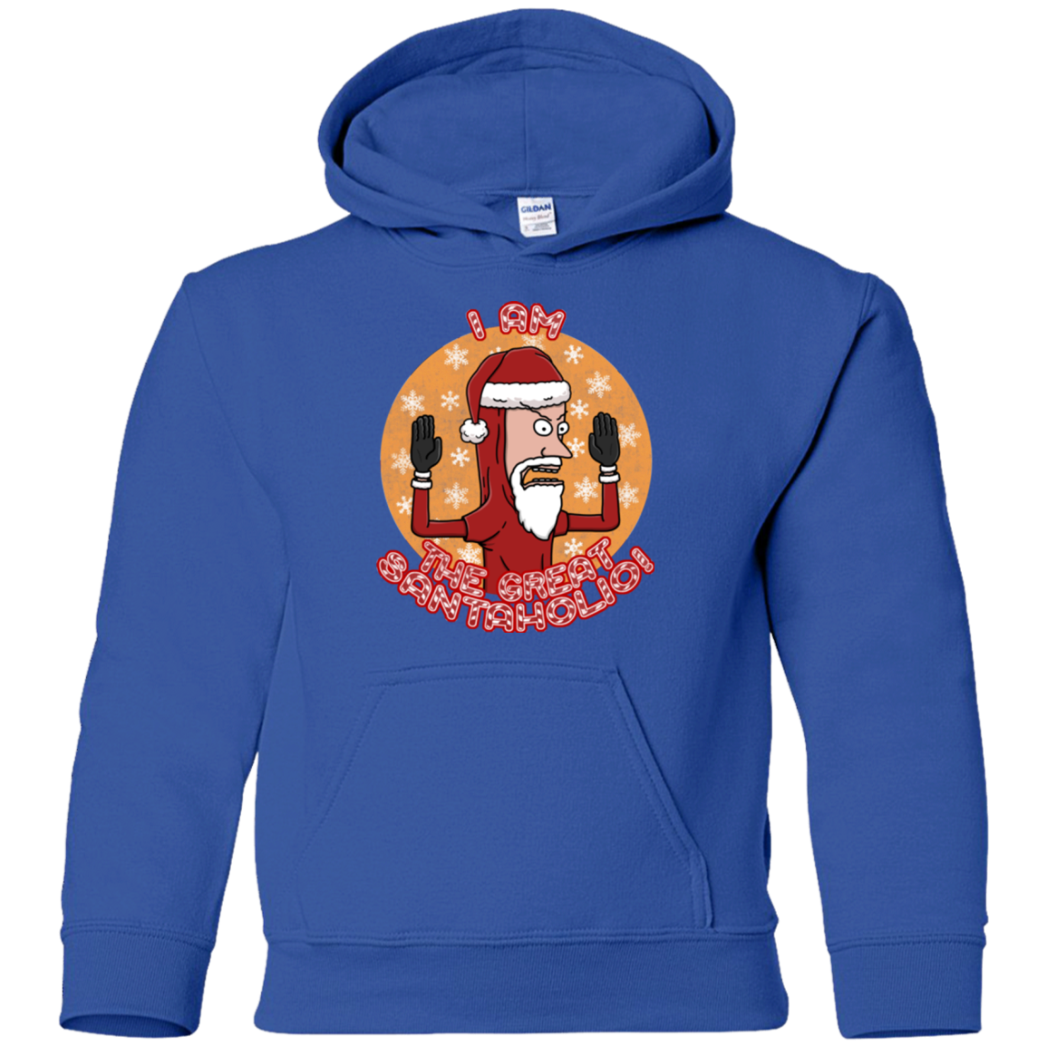 The Great Santaholio Youth Hoodie