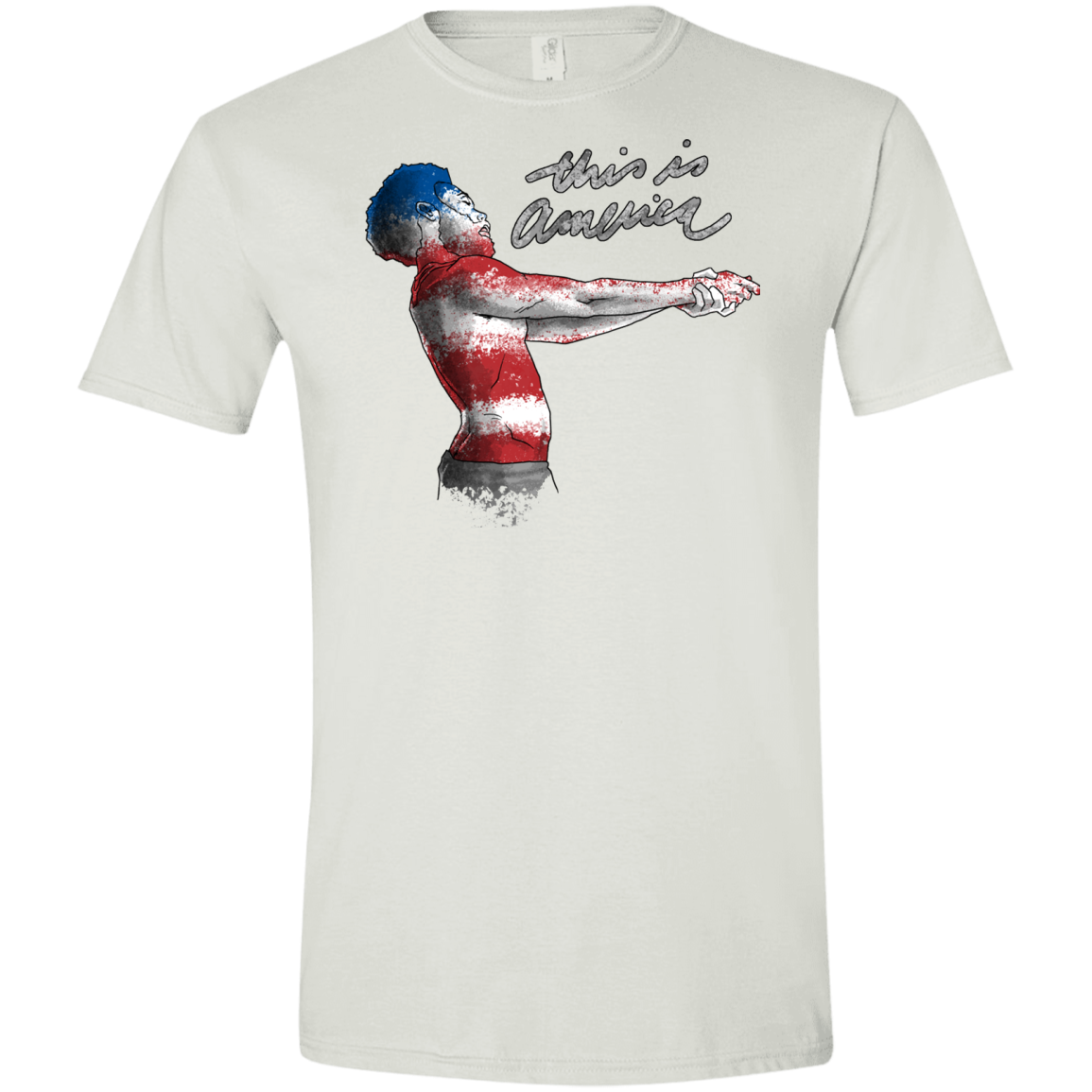 America Men's Semi-Fitted Softstyle