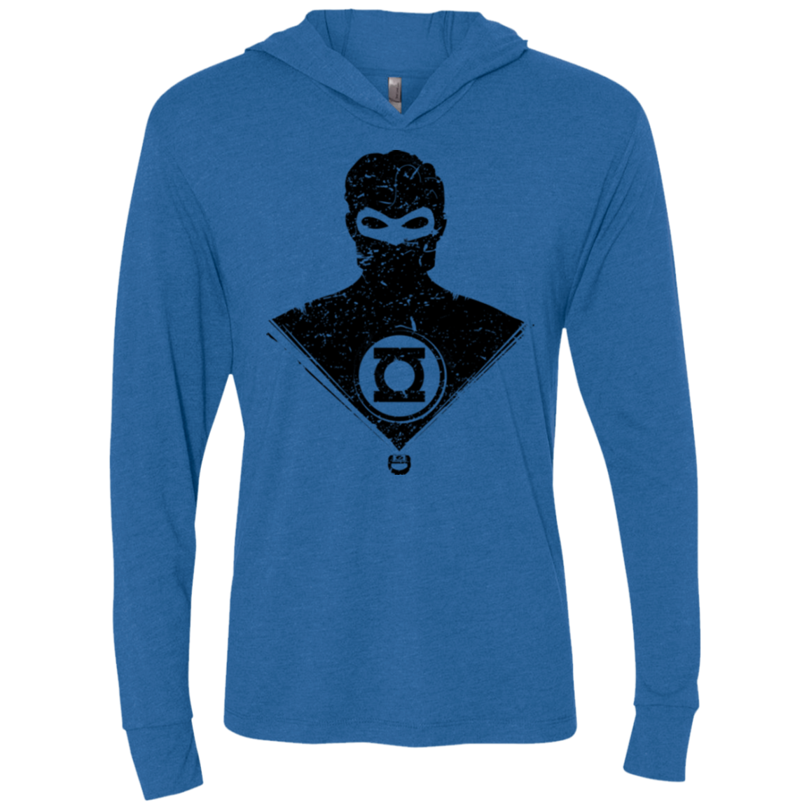 Ring Shadow Triblend Long Sleeve Hoodie Tee