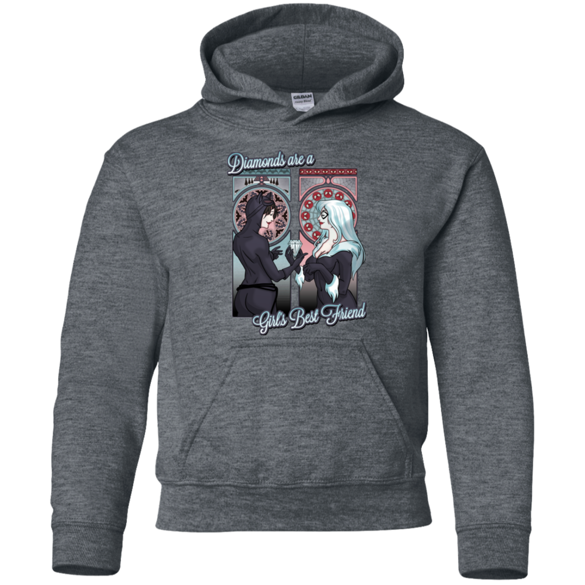 Diamonds are a Girl's Best Friend Youth Hoodie