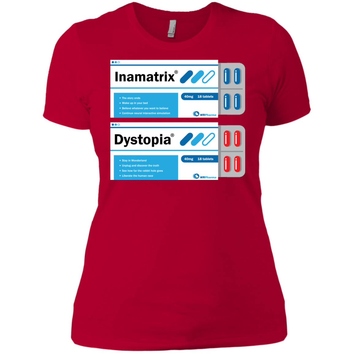 Red or Blue Women's Premium T-Shirt