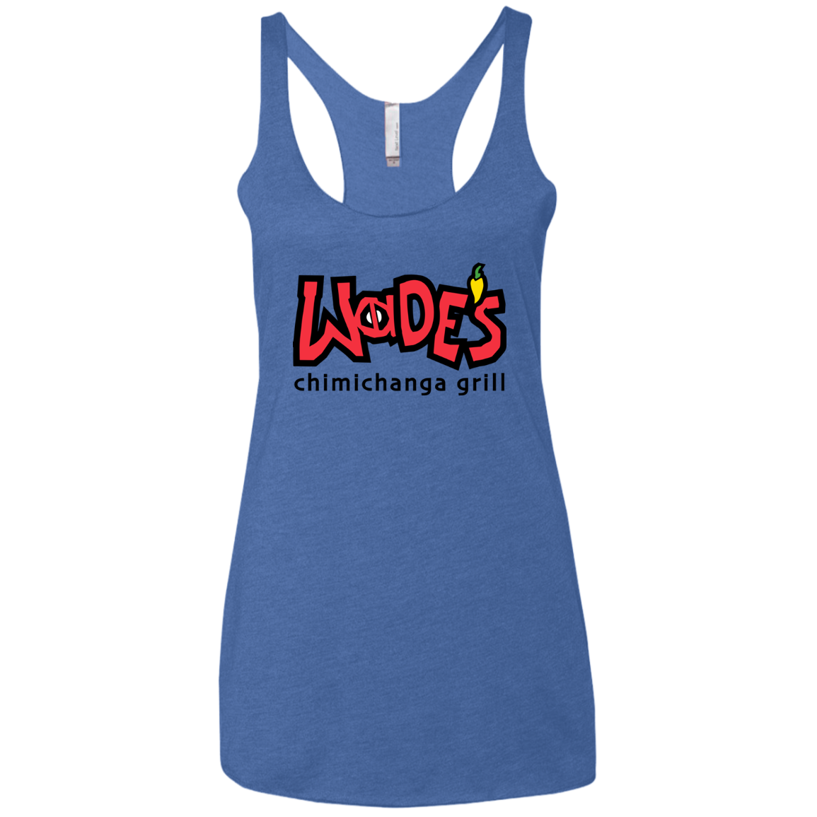 Wades Grill Women's Triblend Racerback Tank