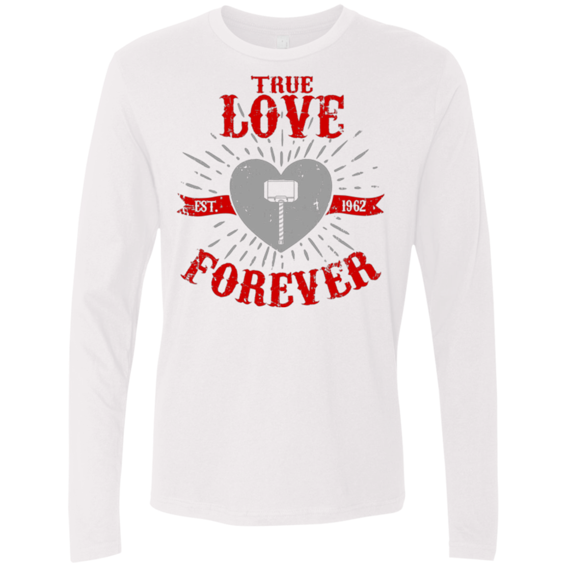 True Love Forever God Thunder Men's Premium Long Sleeve
