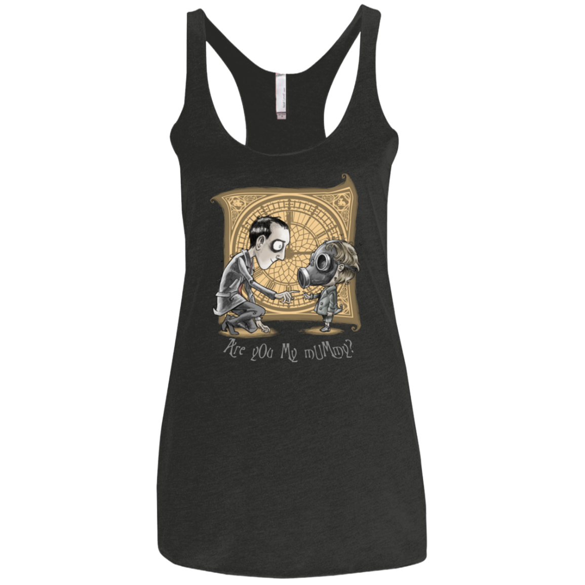 I Am Not Your Mummy Women's Triblend Racerback Tank