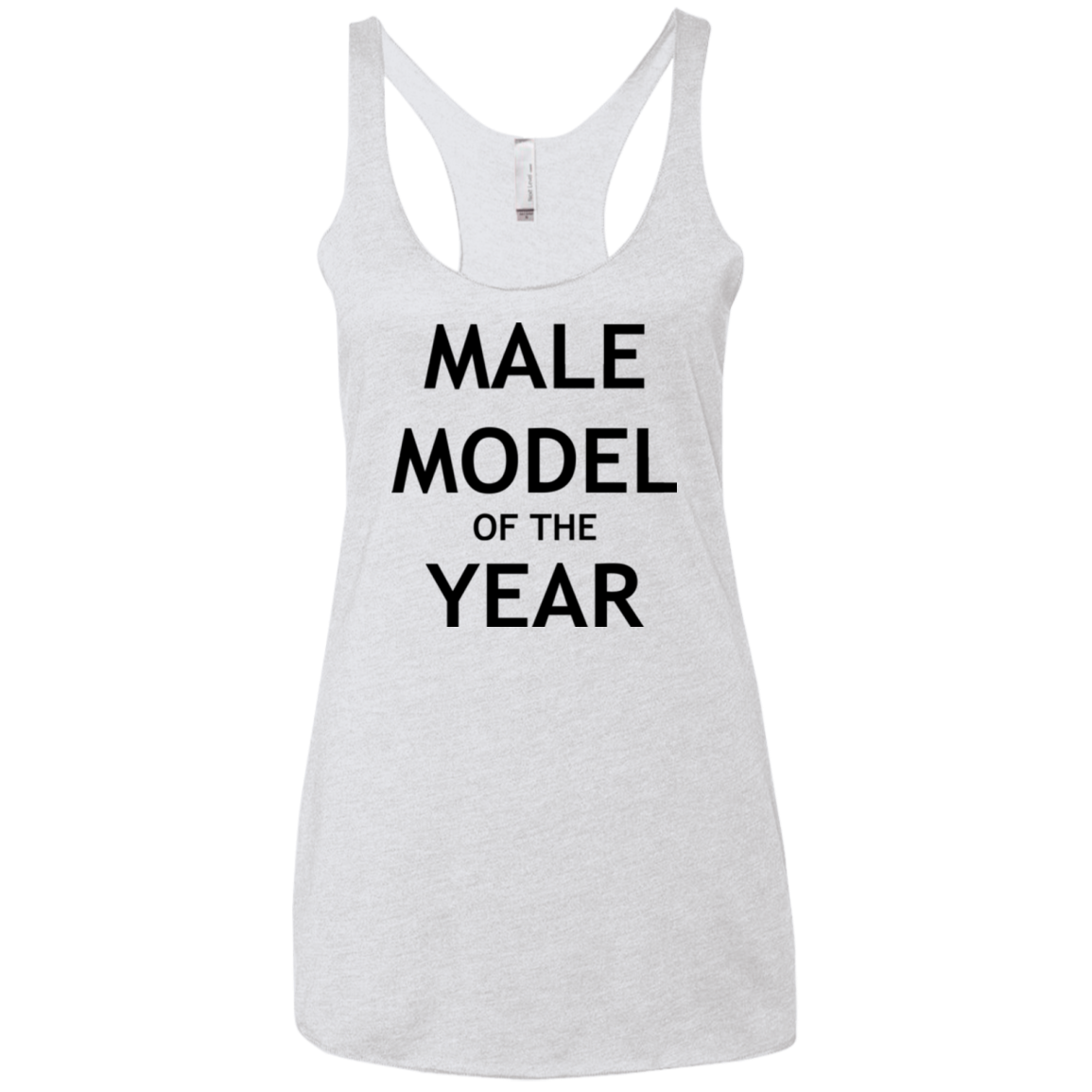 Model of the Year Women's Triblend Racerback Tank