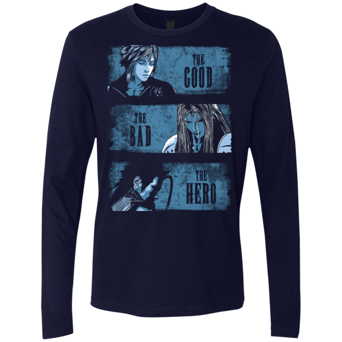 The Good the Bad and the Hero Men's Premium Long Sleeve