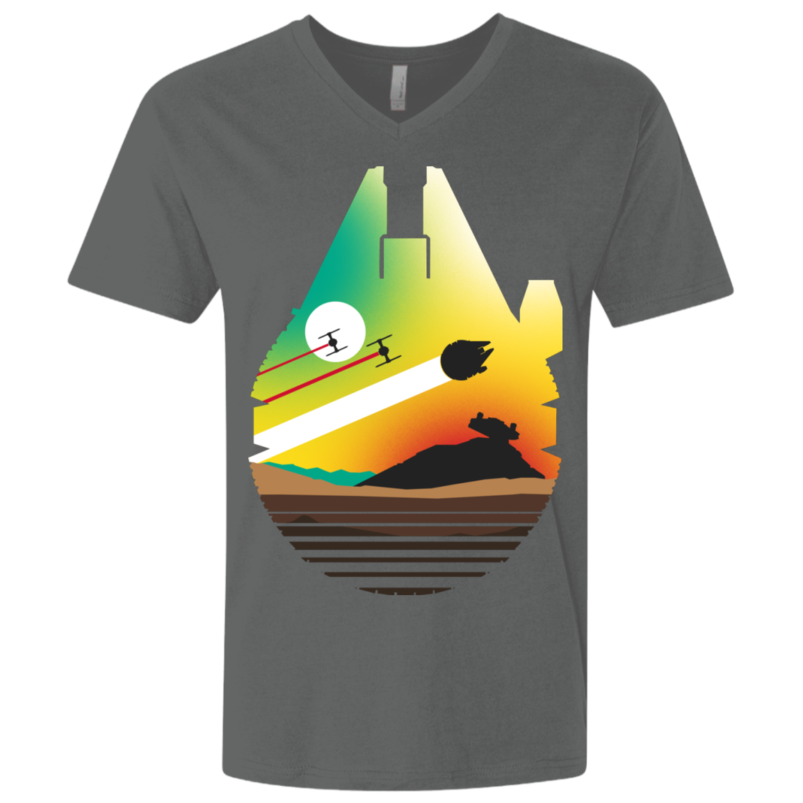 Escape from Desert Planet Men's Premium V-Neck