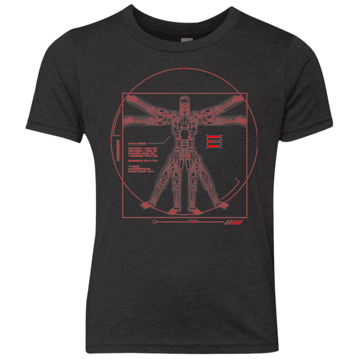 Vitrubian Terminator Youth Triblend T-Shirt