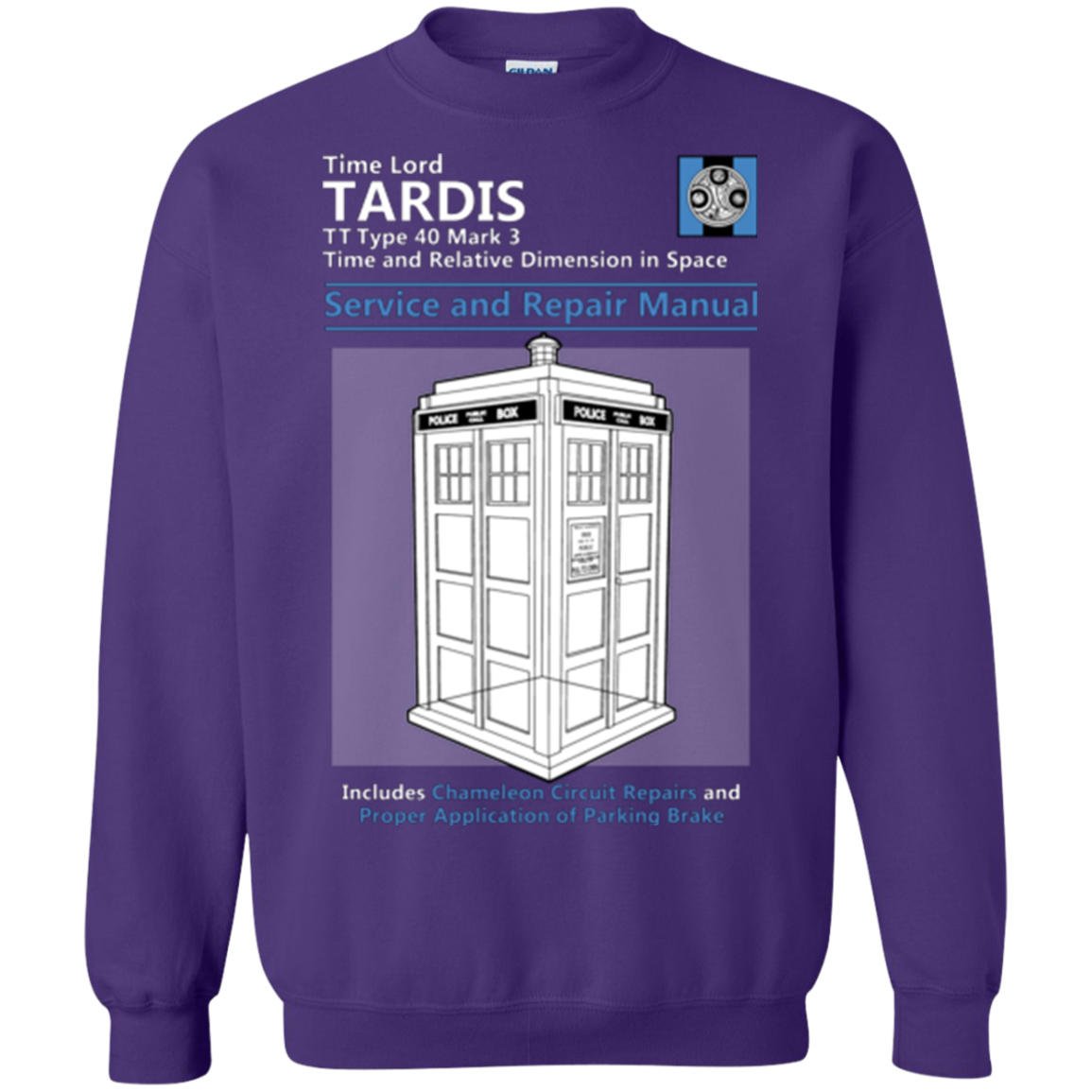 TARDIS SERVICE AND REPAIR MANUAL Crewneck Sweatshirt