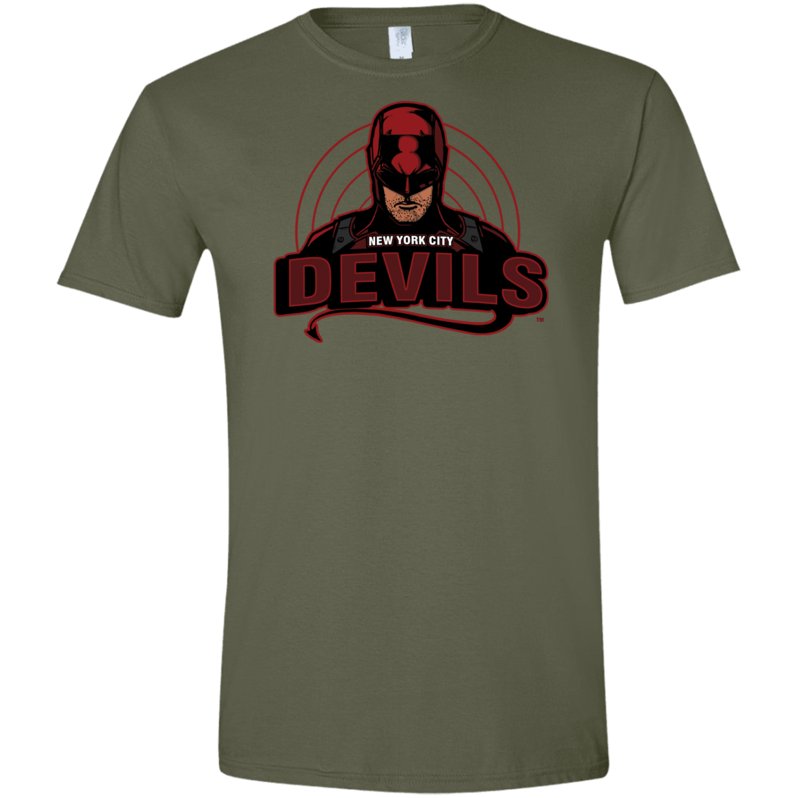 NYC Devils Men's Semi-Fitted Softstyle