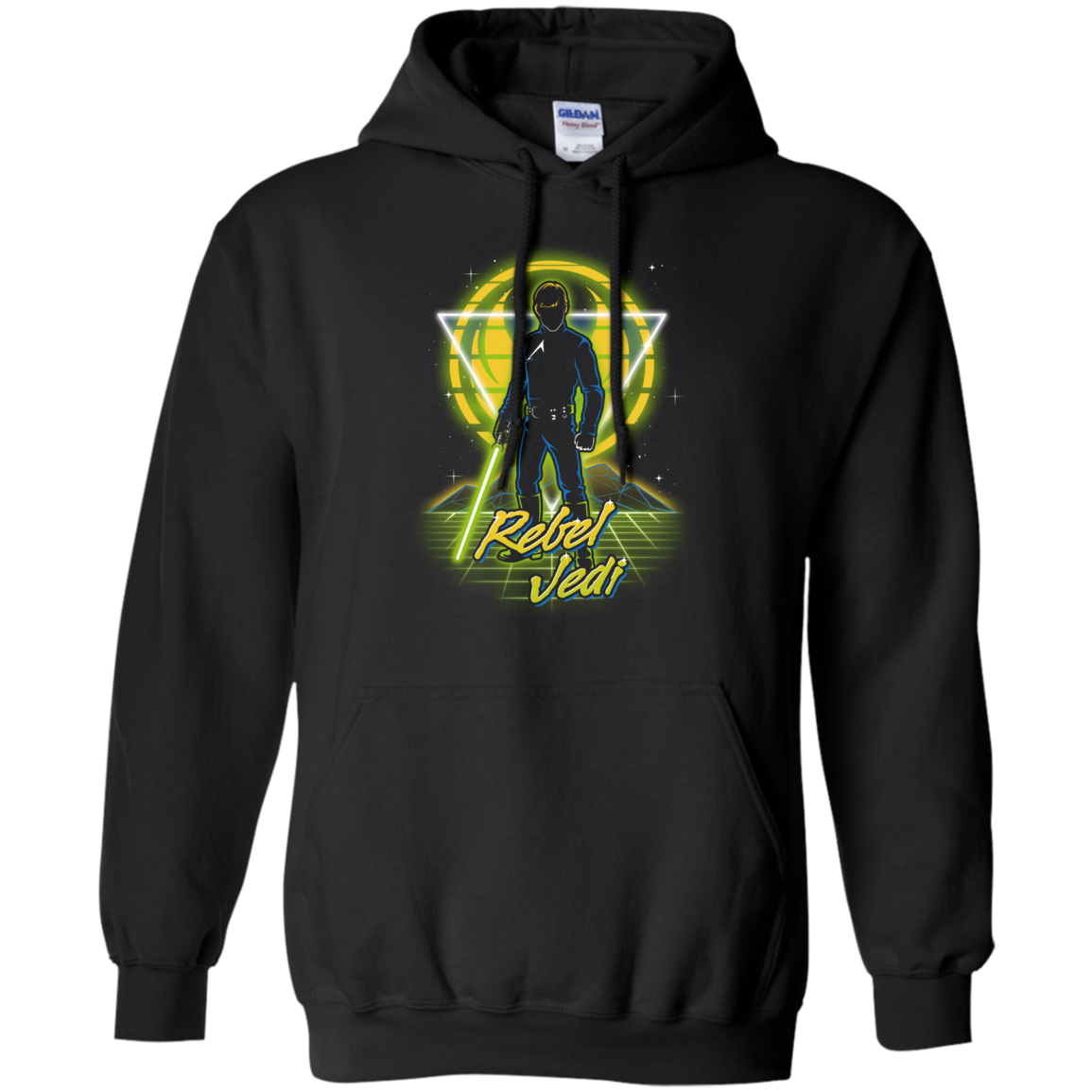 Retro Rebel Jedi Pullover Hoodie