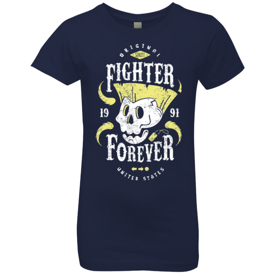 Fighter Forever Guile Girls Premium T-Shirt