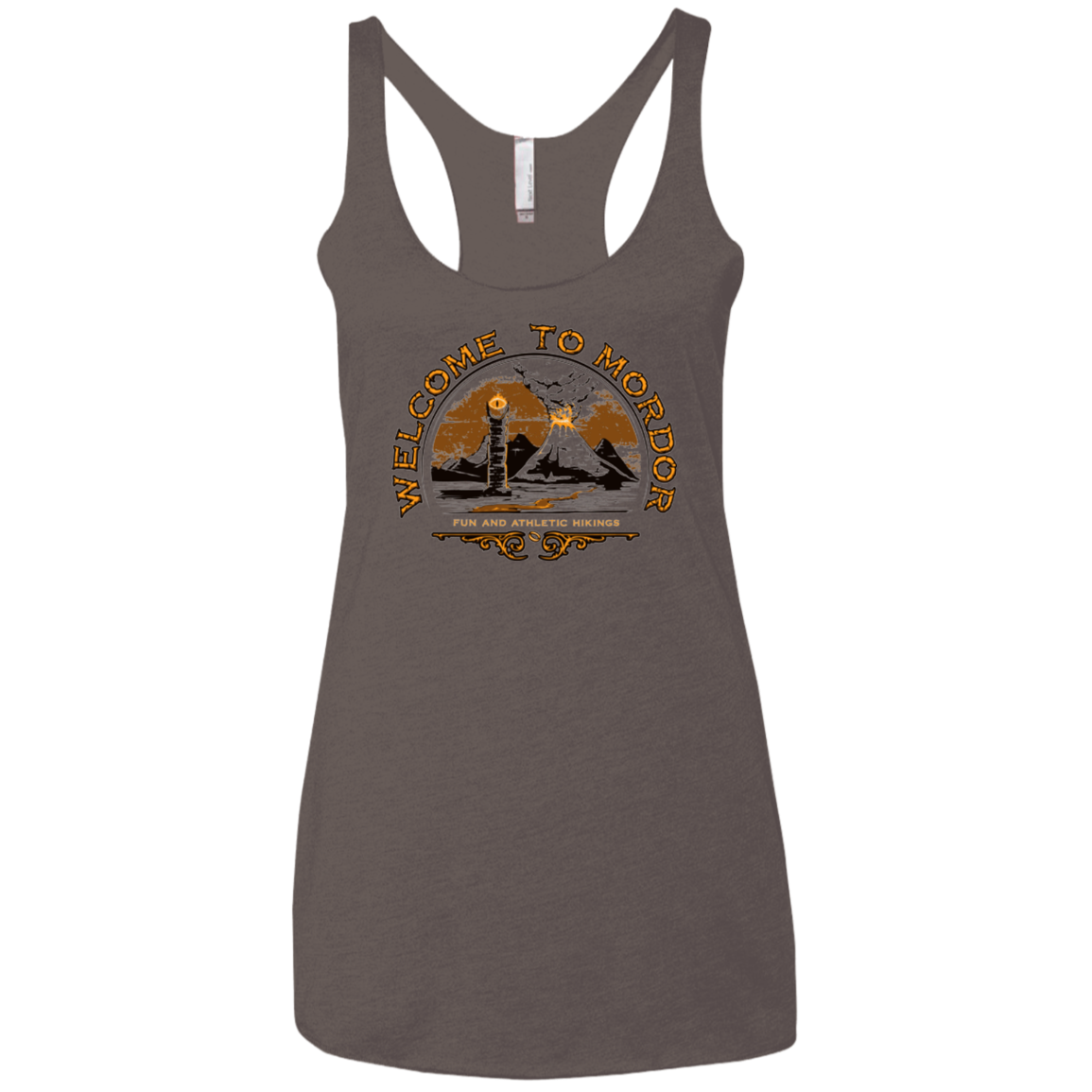 Welcome to Mordor Women's Triblend Racerback Tank