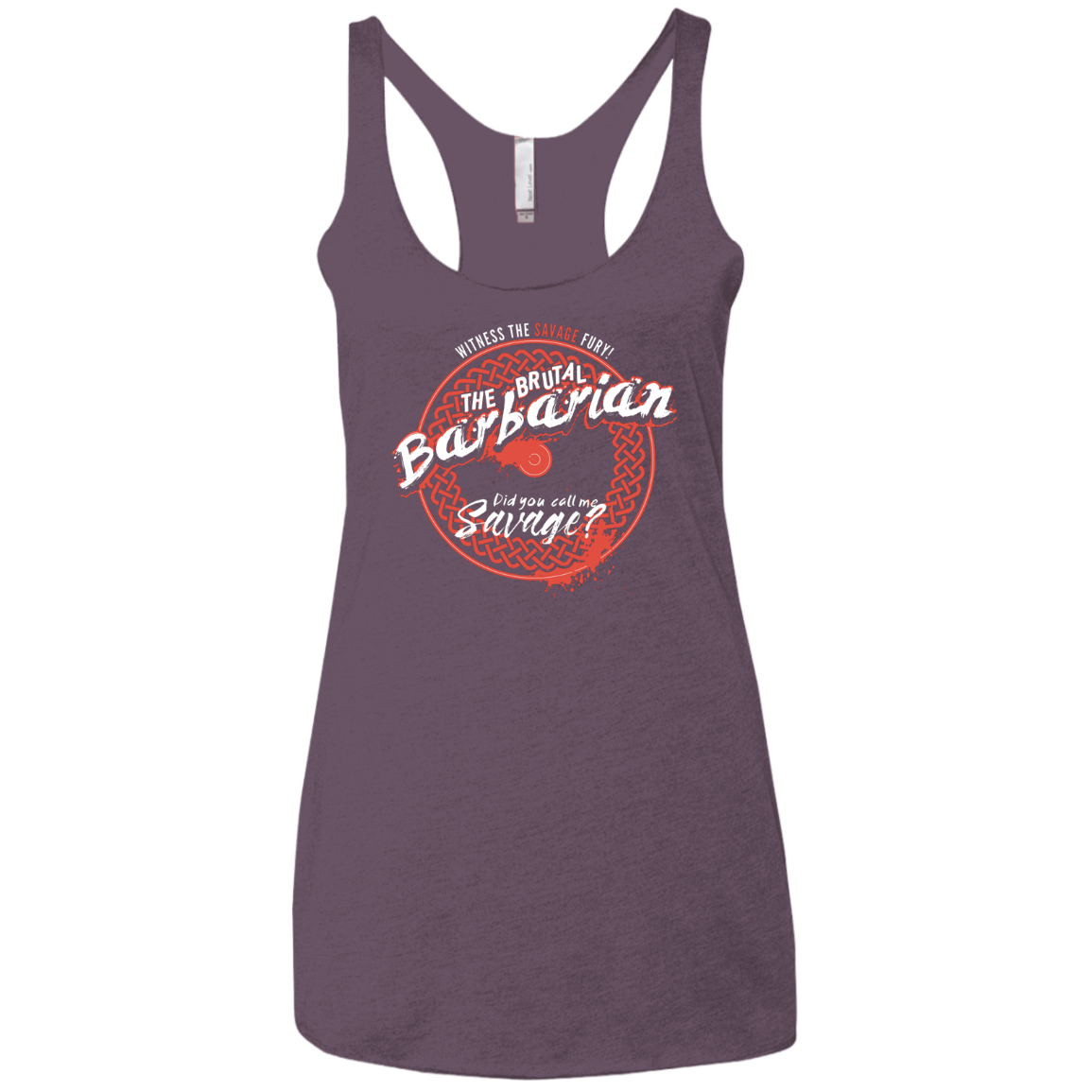 Barbarian Women's Triblend Racerback Tank