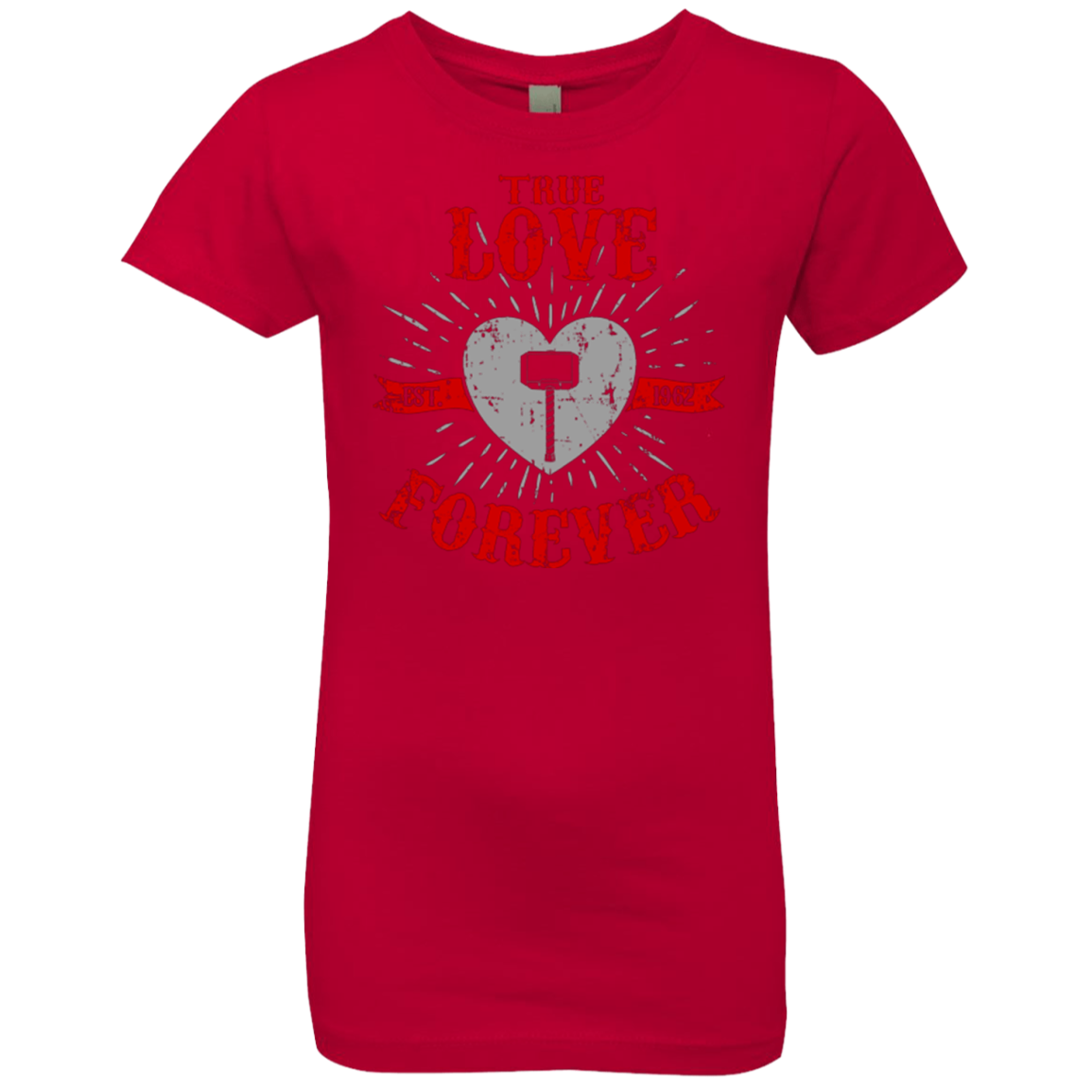 True Love Forever God Thunder Girls Premium T-Shirt