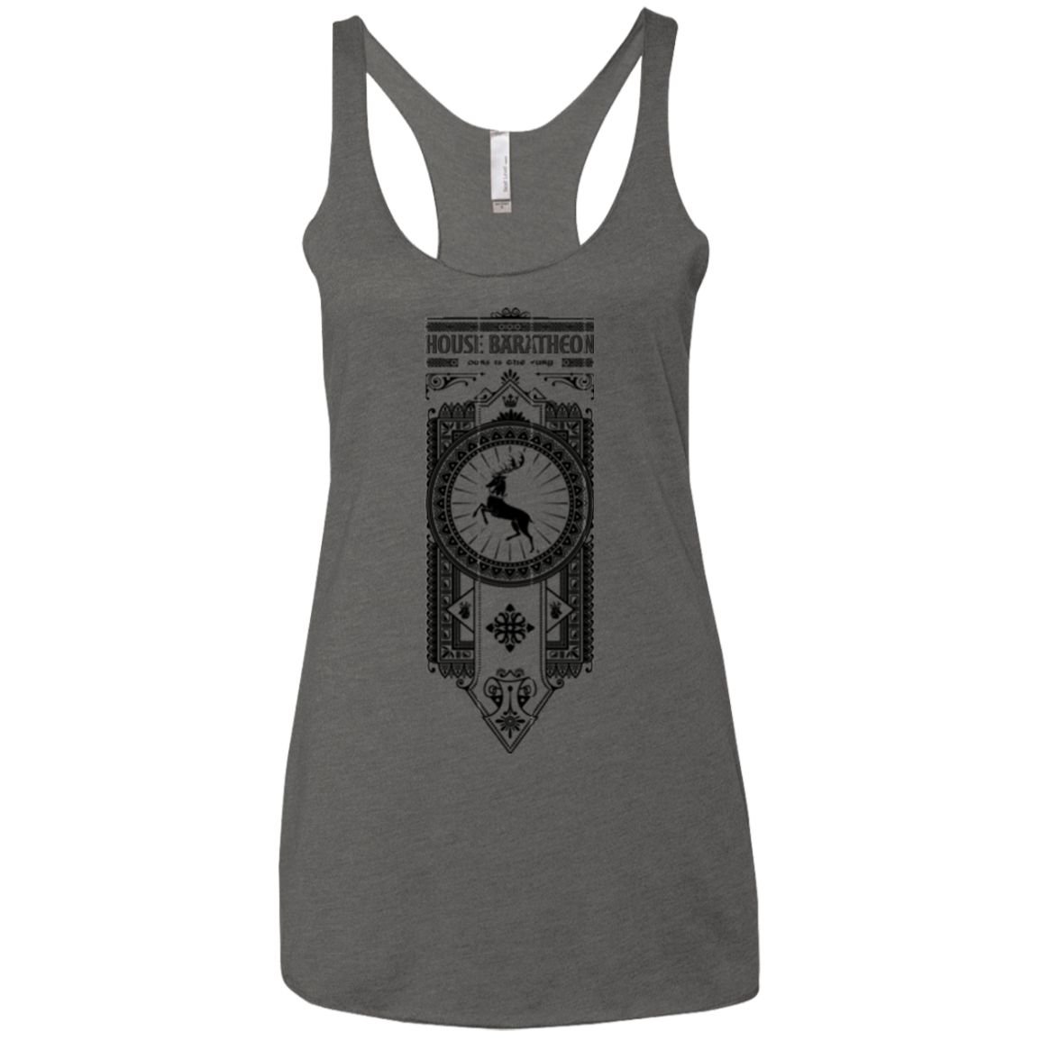 House Baratheon Women's Triblend Racerback Tank