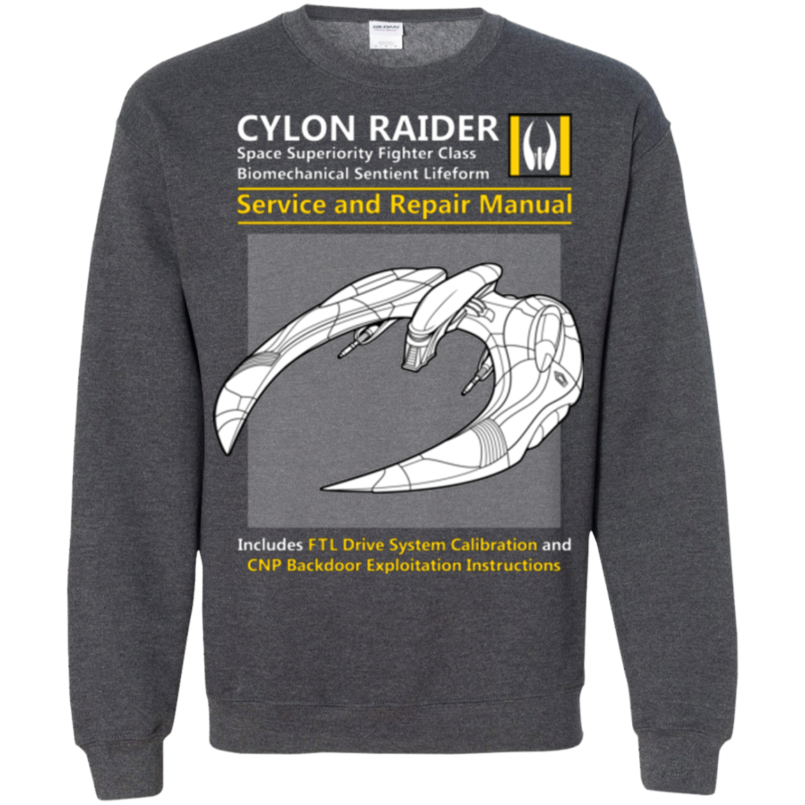 CYLON RAIDER SERVICE & REPAIR MANUAL Crewneck Sweatshirt