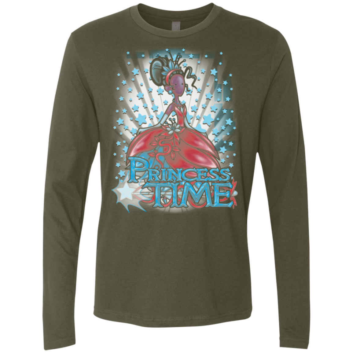 Princess Time Tiana Men's Premium Long Sleeve