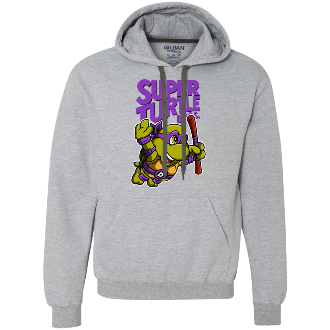 Super Turtle Bros Donnie Premium Fleece Hoodie