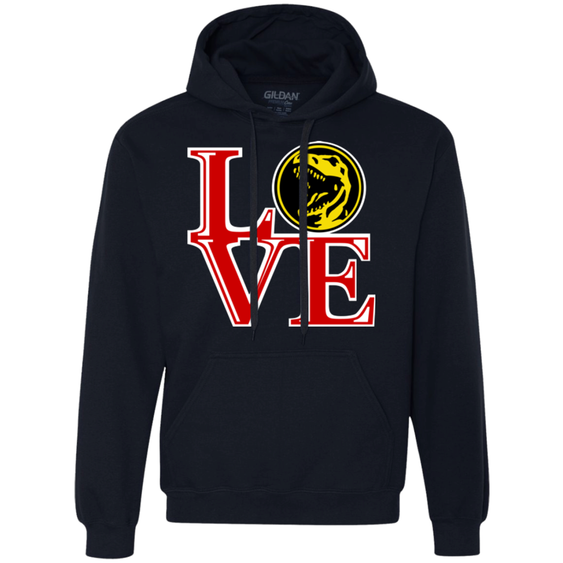 Red Ranger LOVE Premium Fleece Hoodie