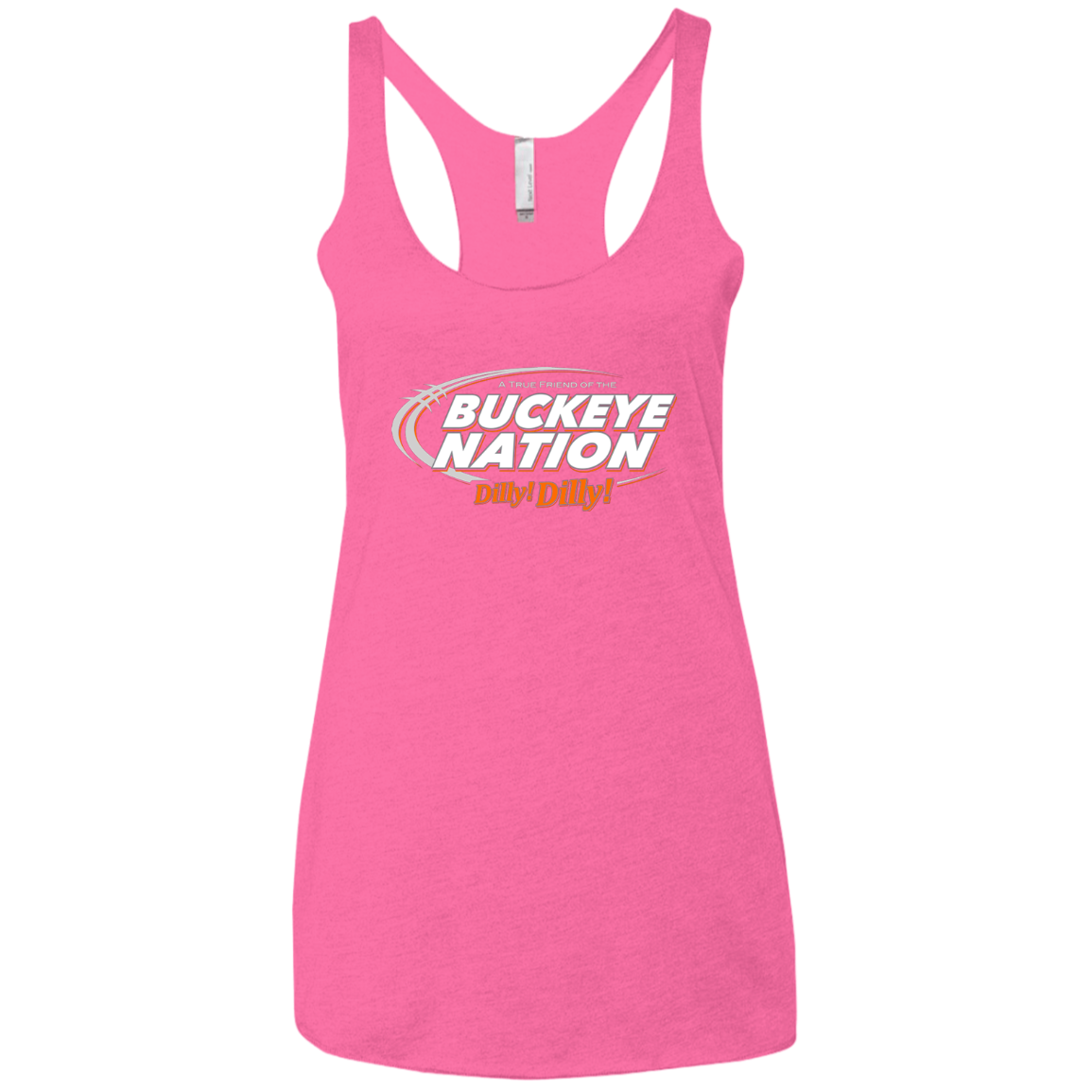 Ohio State Dilly Dilly Women's Triblend Racerback Tank